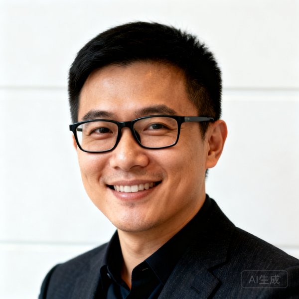 风速体育创始人兼CEO陈博远，戴着黑框眼镜的亚洲男性，面带自信微笑看向镜头